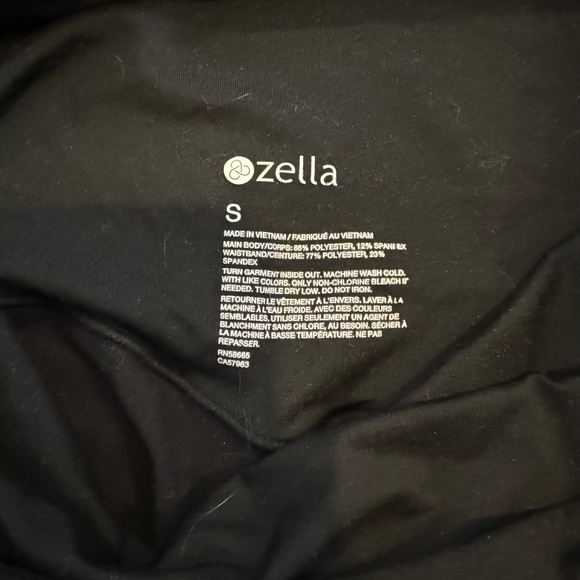 Black Zella Mamasana Live-in maternity leggings, Small - Picture 2 of 4